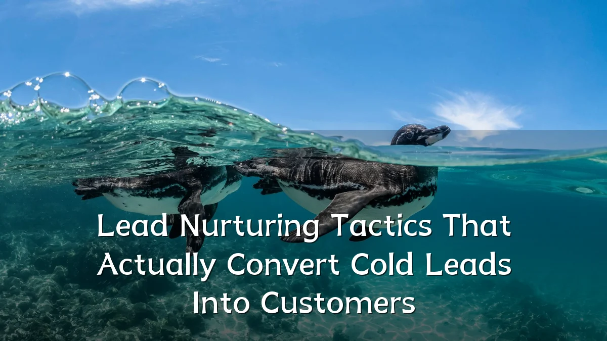 Lead Nurturing Tactics That Actually Convert Cold Leads Into Customers