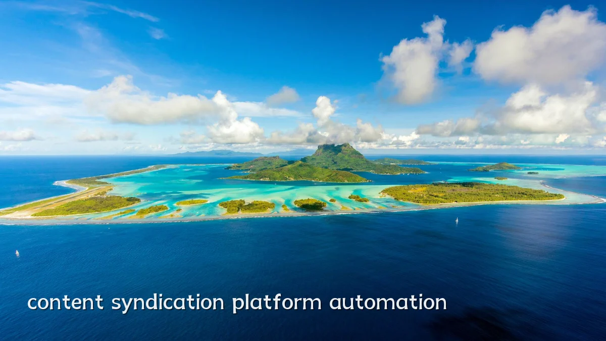 content syndication platform automation