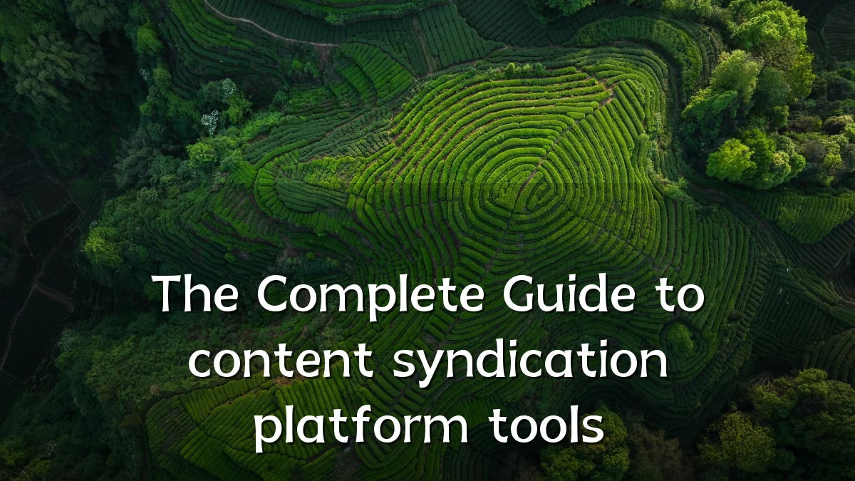 The Complete Guide to content syndication platform tools