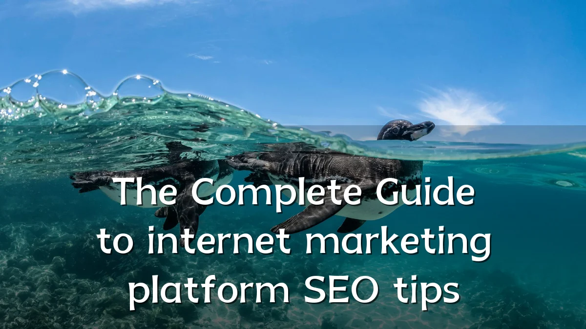 The Complete Guide to internet marketing platform SEO tips