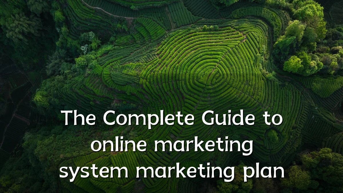 The Complete Guide to online marketing system marketing plan
