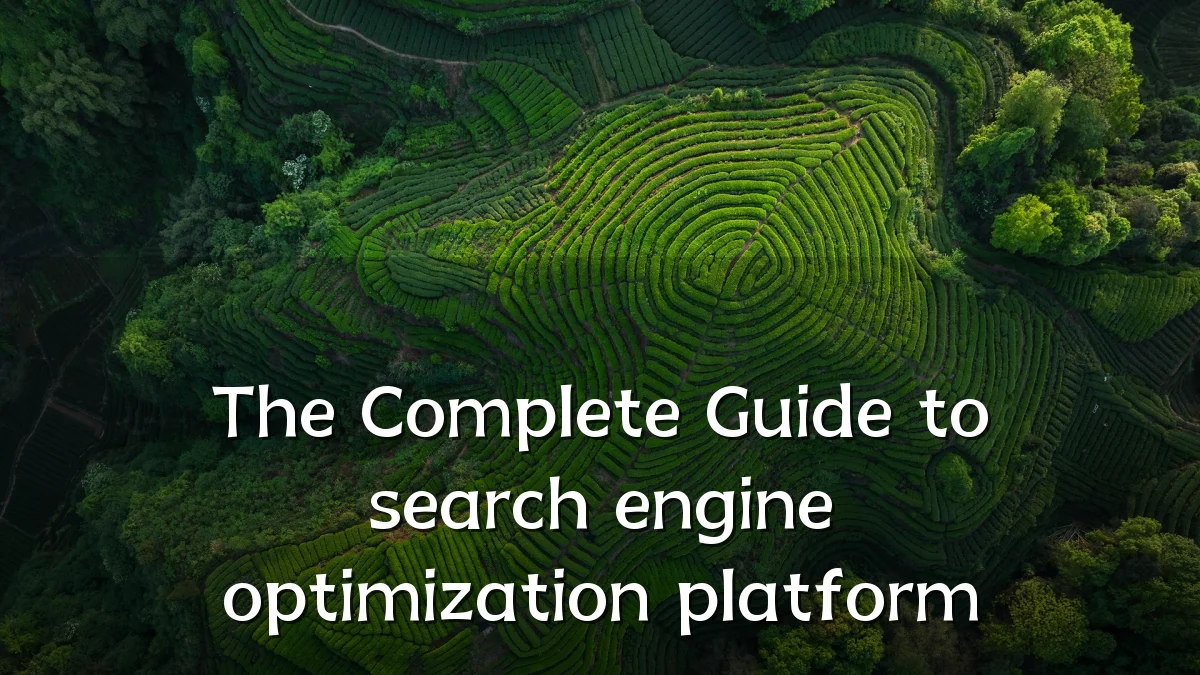 The Complete Guide to search engine optimization platform