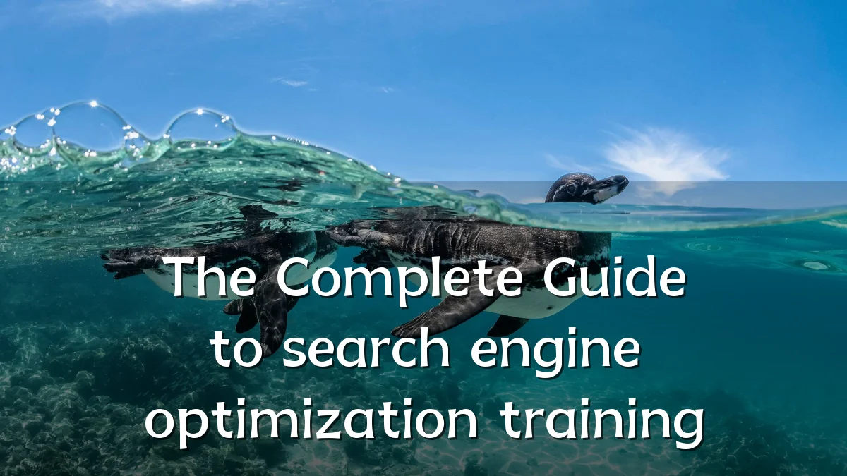 The Complete Guide to search engine optimization training