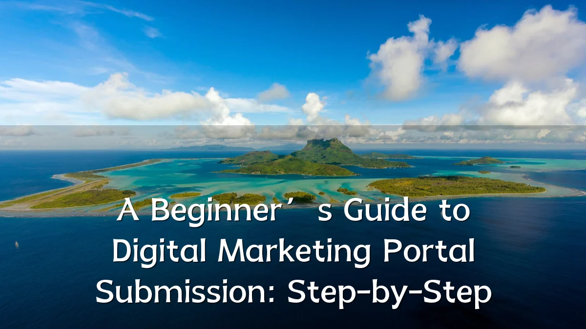 A Beginner’s Guide to Digital Marketing Portal Submission: Step-by-Step