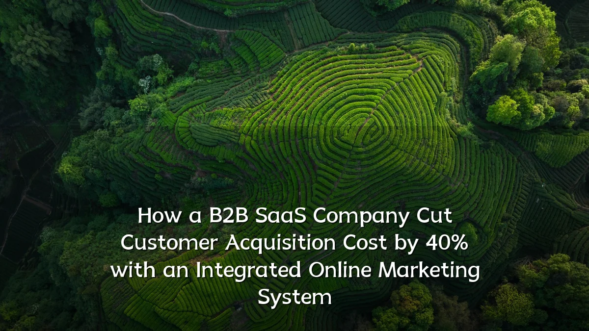 How a B2B SaaS Company Cut Customer Acquisition Cost by 40% with an Integrated Online Marketing System