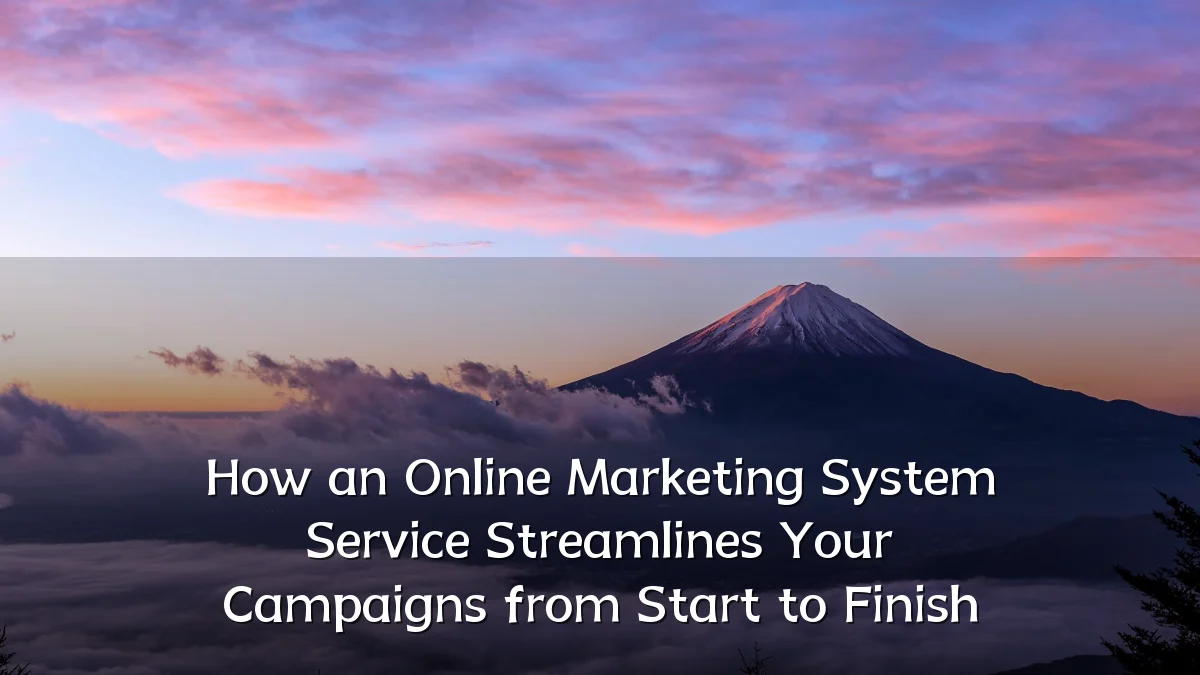 How an Online Marketing System Service Streamlines Your Campaigns from Start to Finish