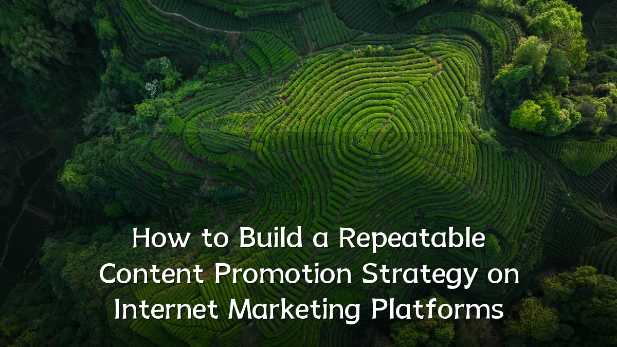 How to Build a Repeatable Content Promotion Strategy on Internet Marketing Platforms