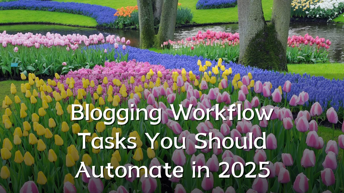 Blogging Workflow Tasks You Should Automate in 2025