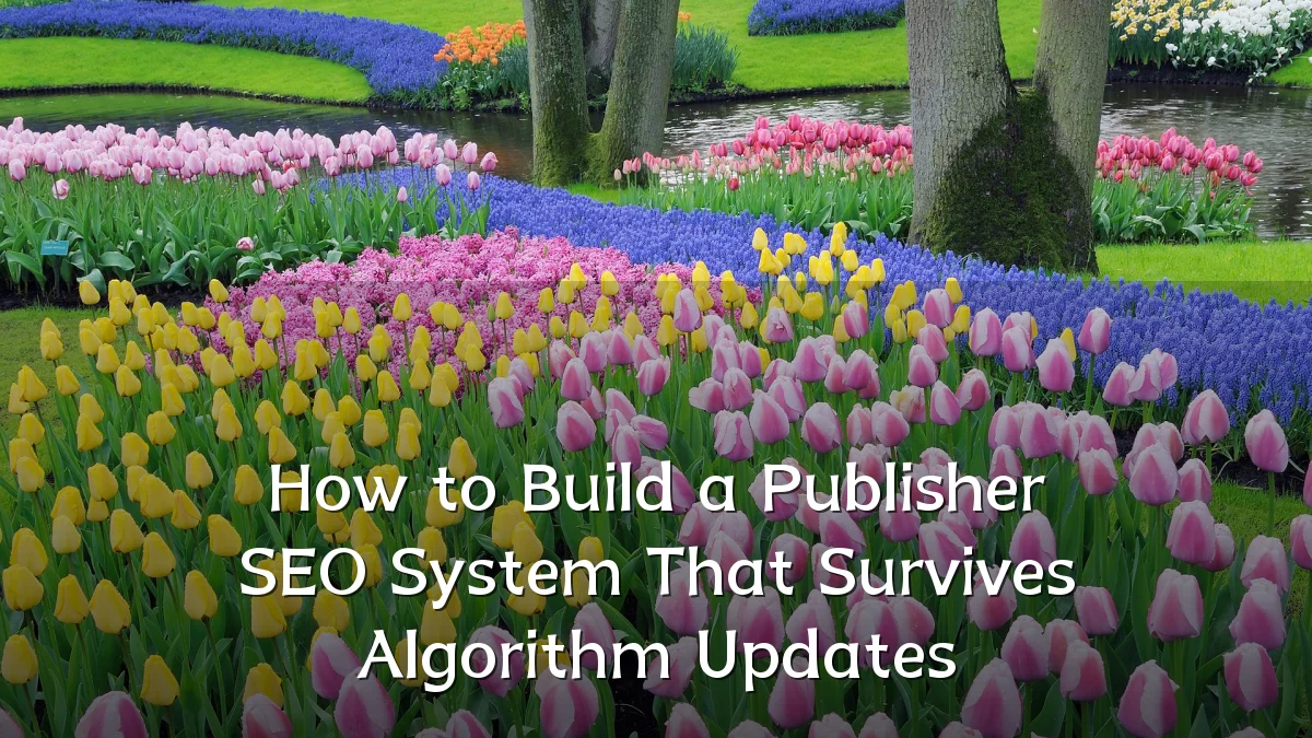 How to Build a Publisher SEO System That Survives Algorithm Updates