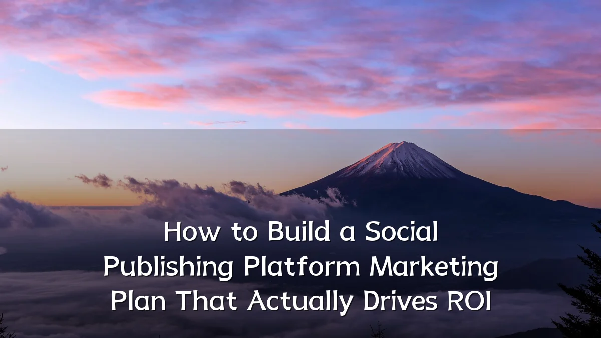 How to Build a Social Publishing Platform Marketing Plan That Actually Drives ROI