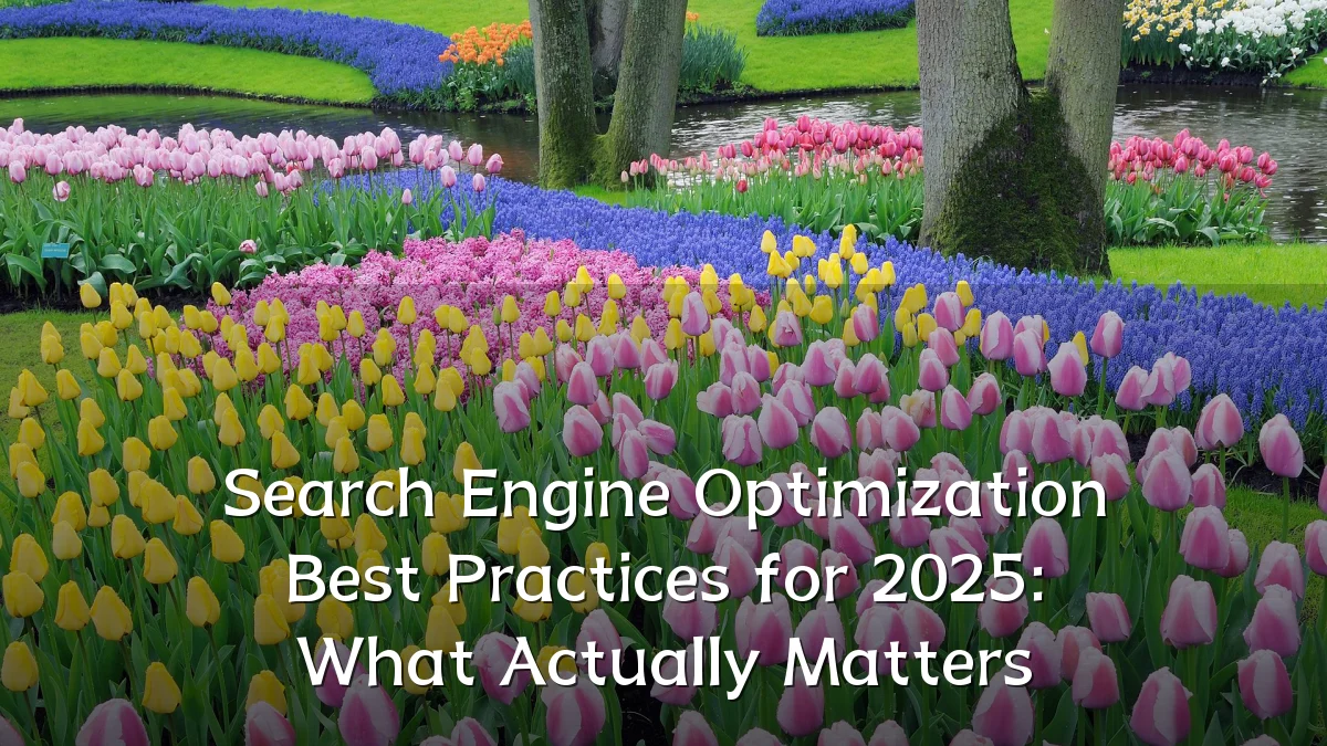 Search Engine Optimization Best Practices for 2025: What Actually Matters