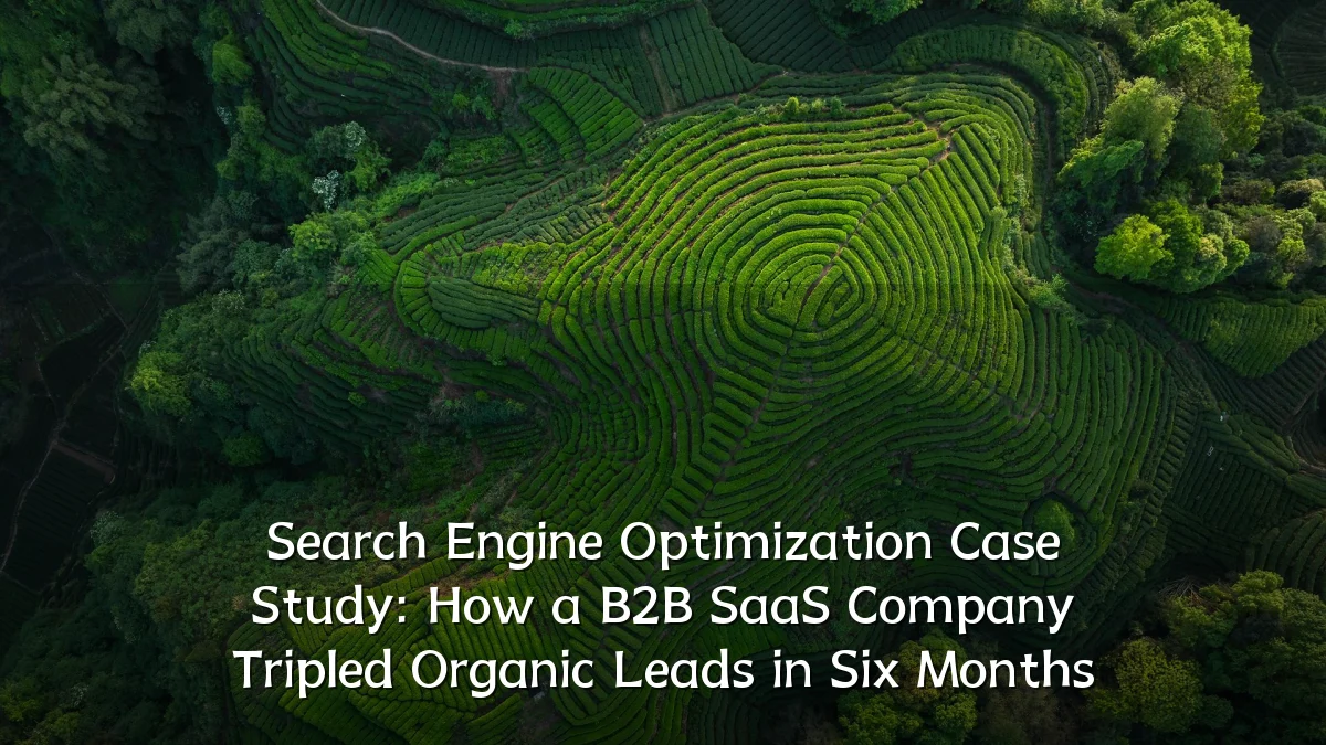 Search Engine Optimization Case Study: How a B2B SaaS Company Tripled Organic Leads in Six Months