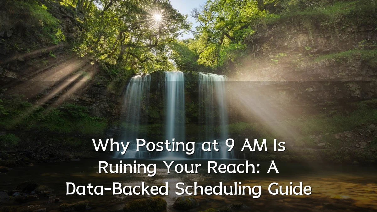 Why Posting at 9 AM Is Ruining Your Reach: A Data-Backed Scheduling Guide